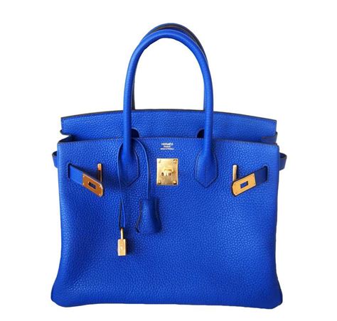 blue Birkin Hermes bag